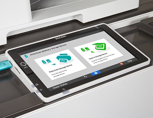 Smart Operation panel with USB plugged in