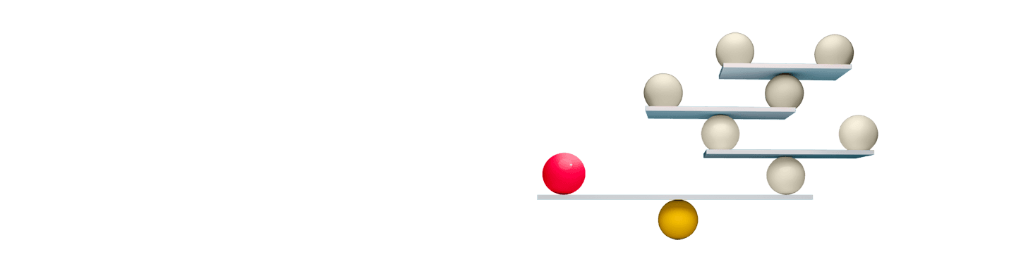 Multiple balls strategically balanced