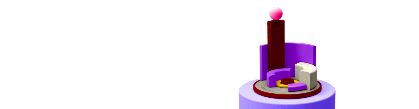 Digital generated image of abstract multi colored composition of wooden ascending graph