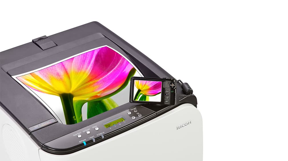Choose the RICOH SP C252DN color laser printer for wireless printing, mobile printing capabilities, and an affordable print solution for the small office.